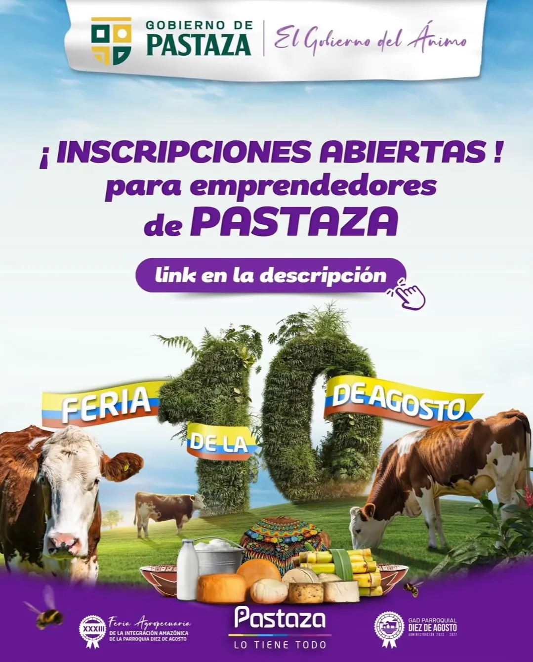 Lee más sobre el artículo Emprededores inscripciones para la feria de la Diez de Agosto.