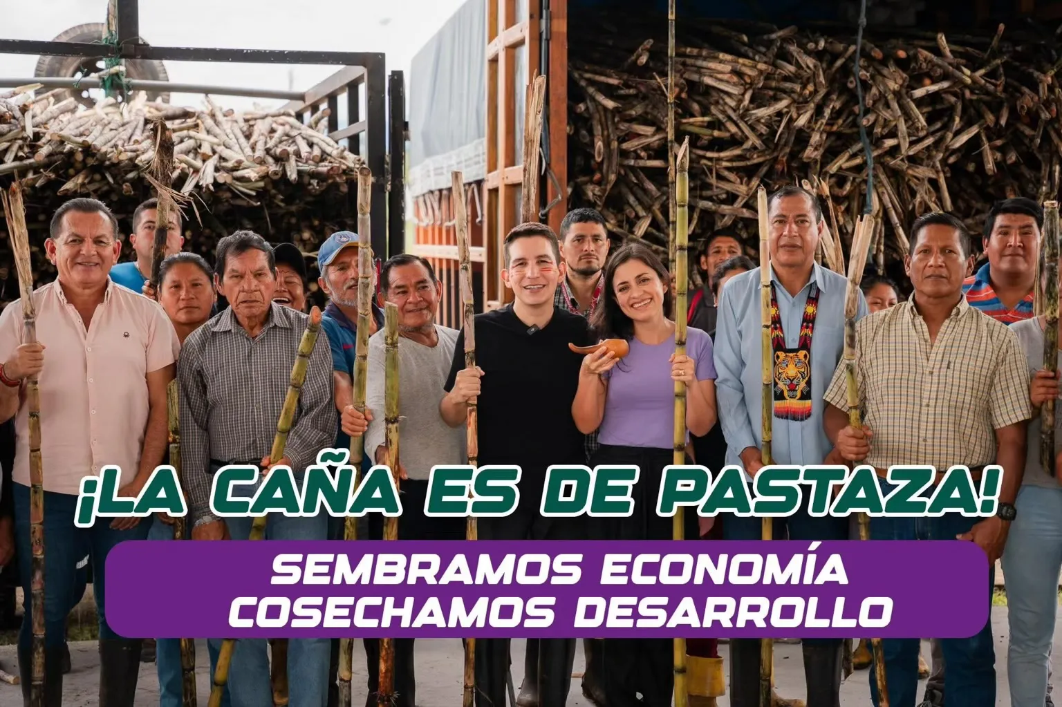 Lee más sobre el artículo Prefectura de Pastaza invierte en caña de azúcar.