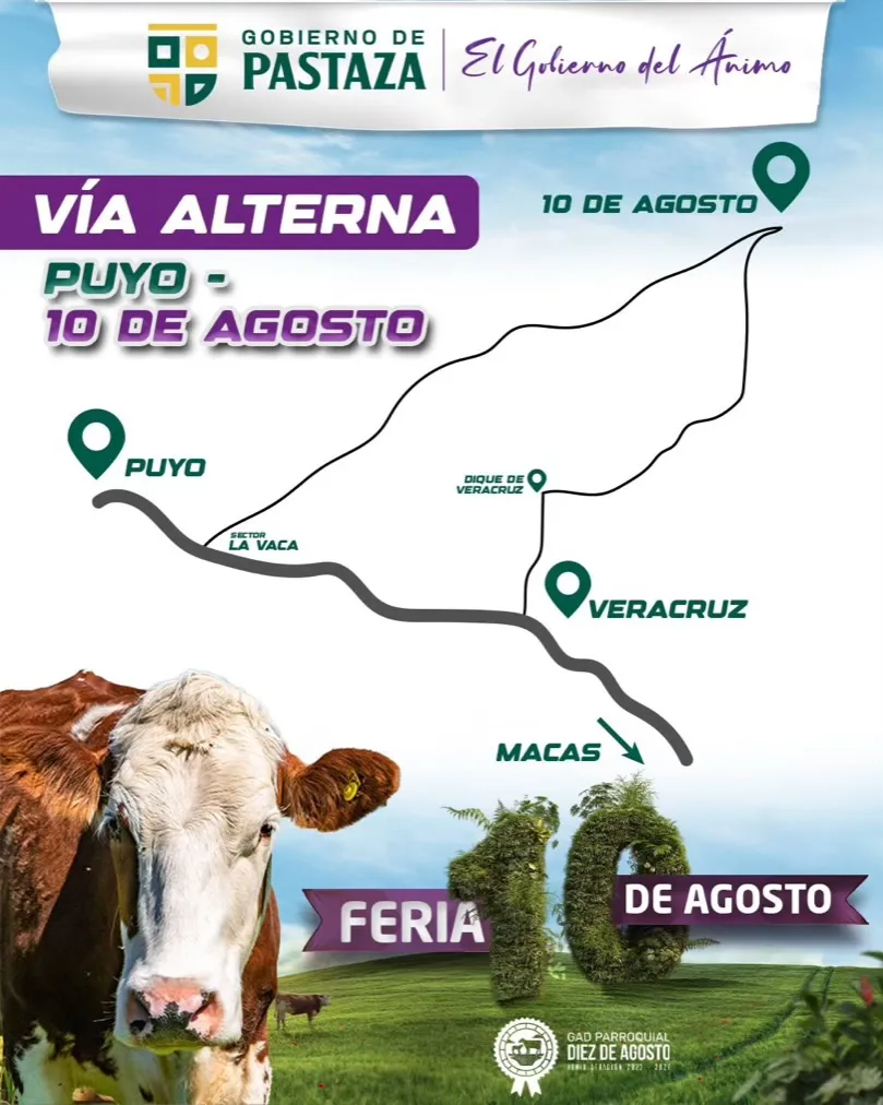 Lee más sobre el artículo Vía alterna Puyo 10 de Agosto.