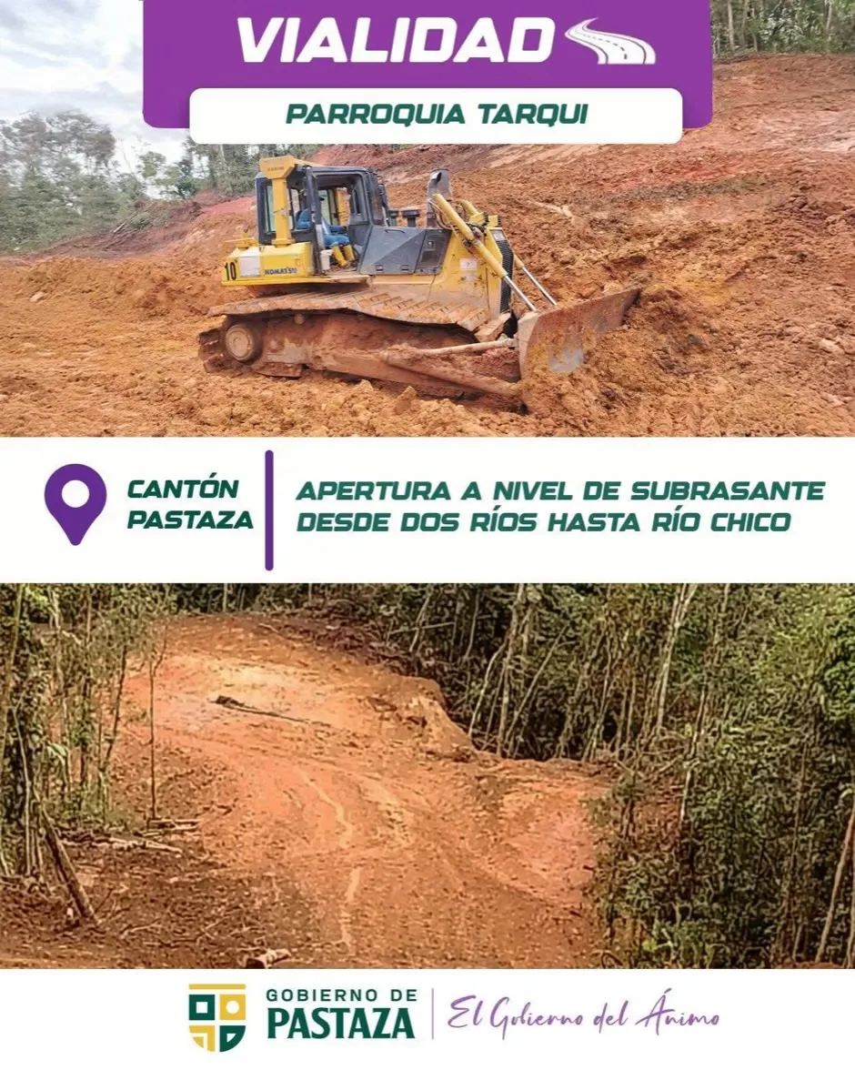Lee más sobre el artículo Avanzamos con obras que conectan a Pastaza.