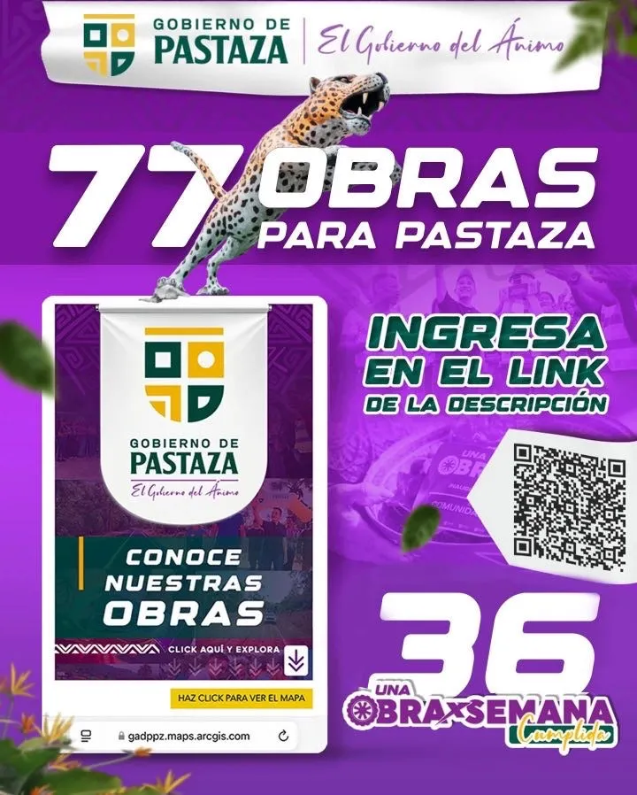 Lee más sobre el artículo Setenta siete obras para Pastaza.