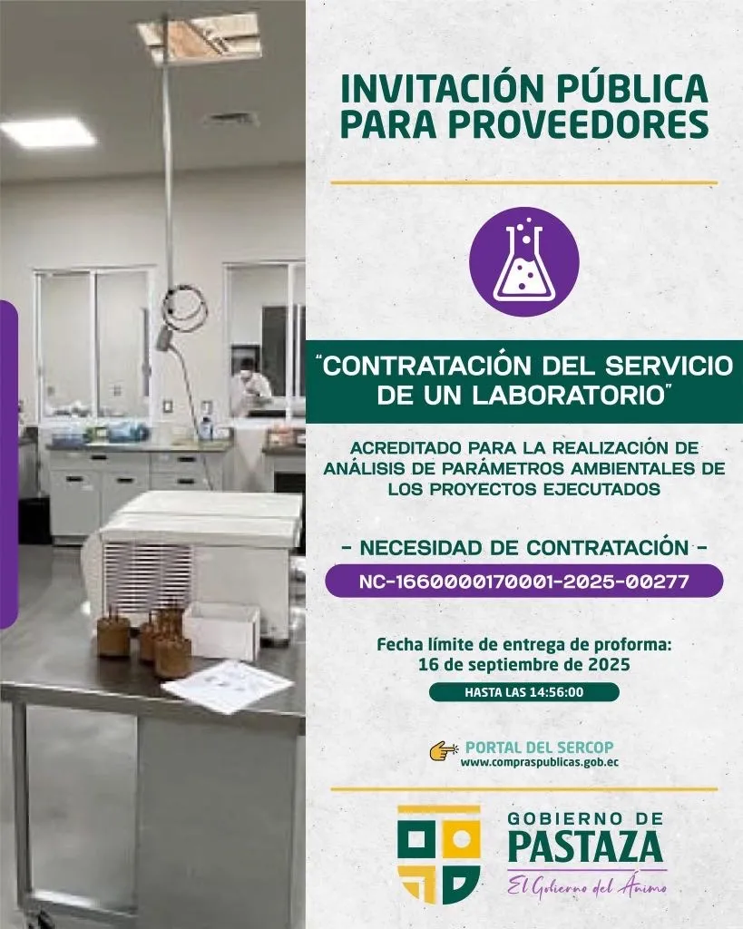 Lee más sobre el artículo Invitación pública para contratistas.
