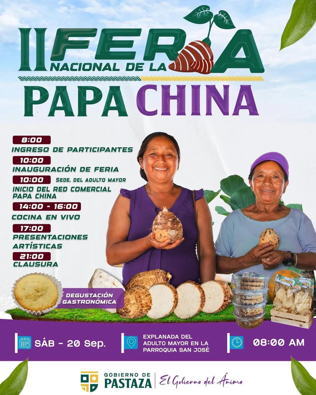 Lee más sobre el artículo II Feria Nacional de Papa China en Pastaza.
