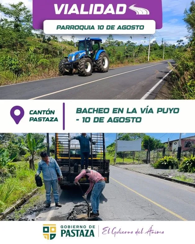 Lee más sobre el artículo Pastaza mejora su red vial.