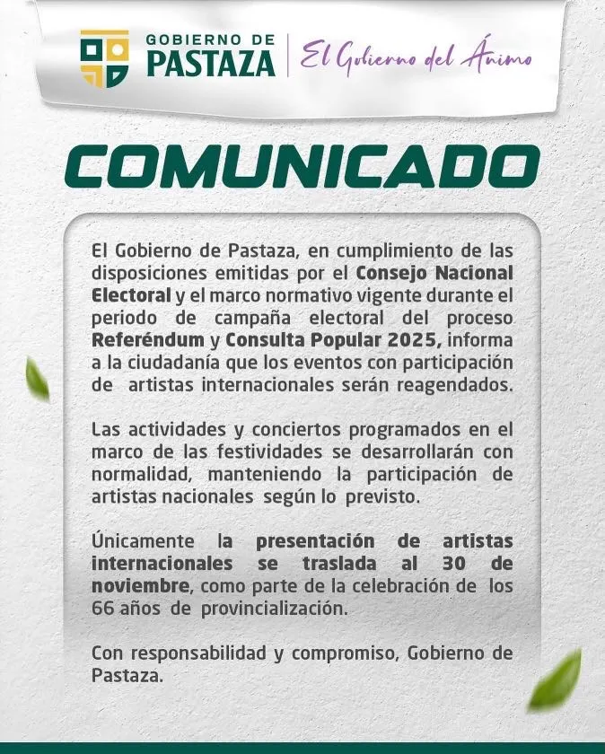 Lee más sobre el artículo Comunicado