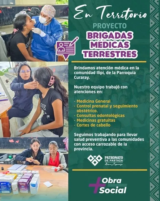Lee más sobre el artículo Brigadas médicas en Curaray