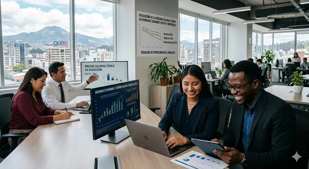 Lee más sobre el artículo Las grandes ciudades reducen la brecha salarial étnica en Ecuador.
