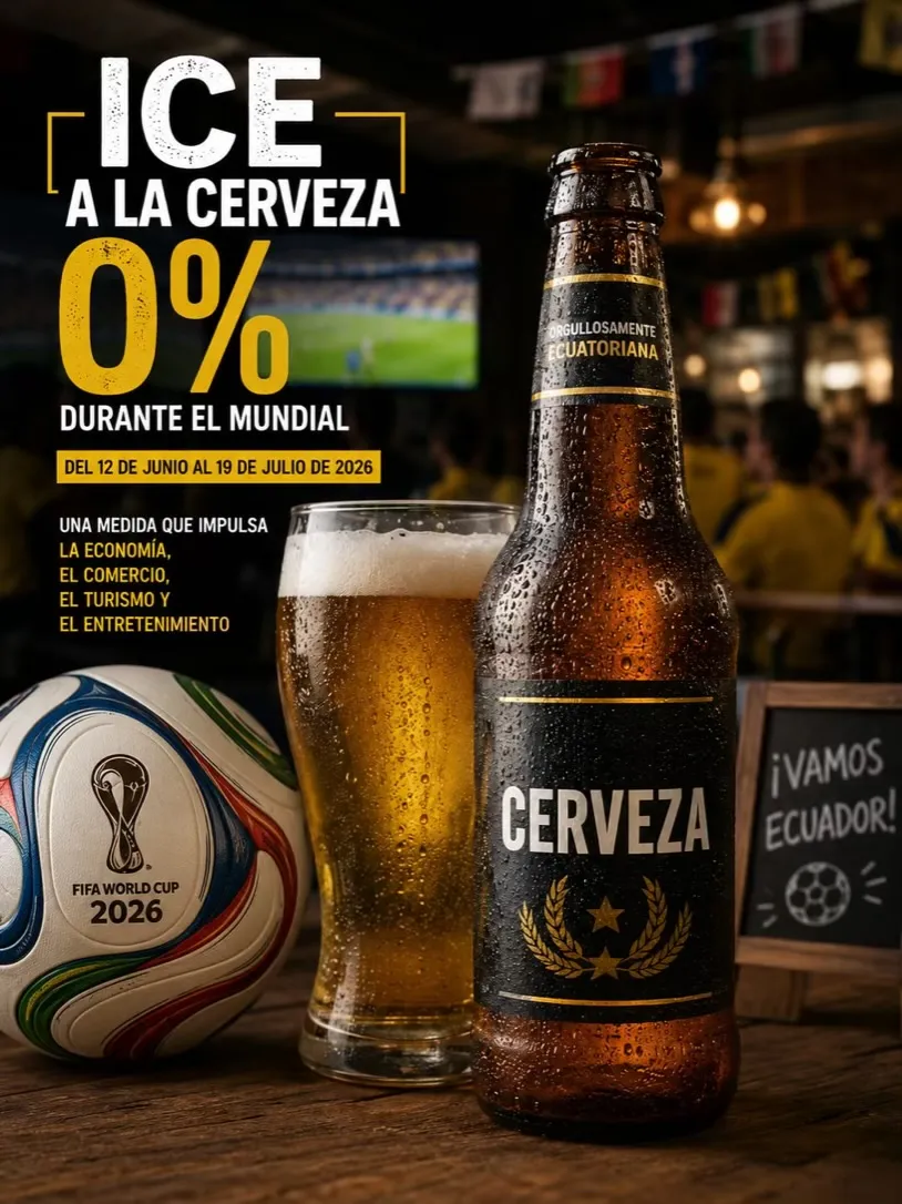 Lee más sobre el artículo Noboa reduce el ICE para la cerveza por el mundial.
