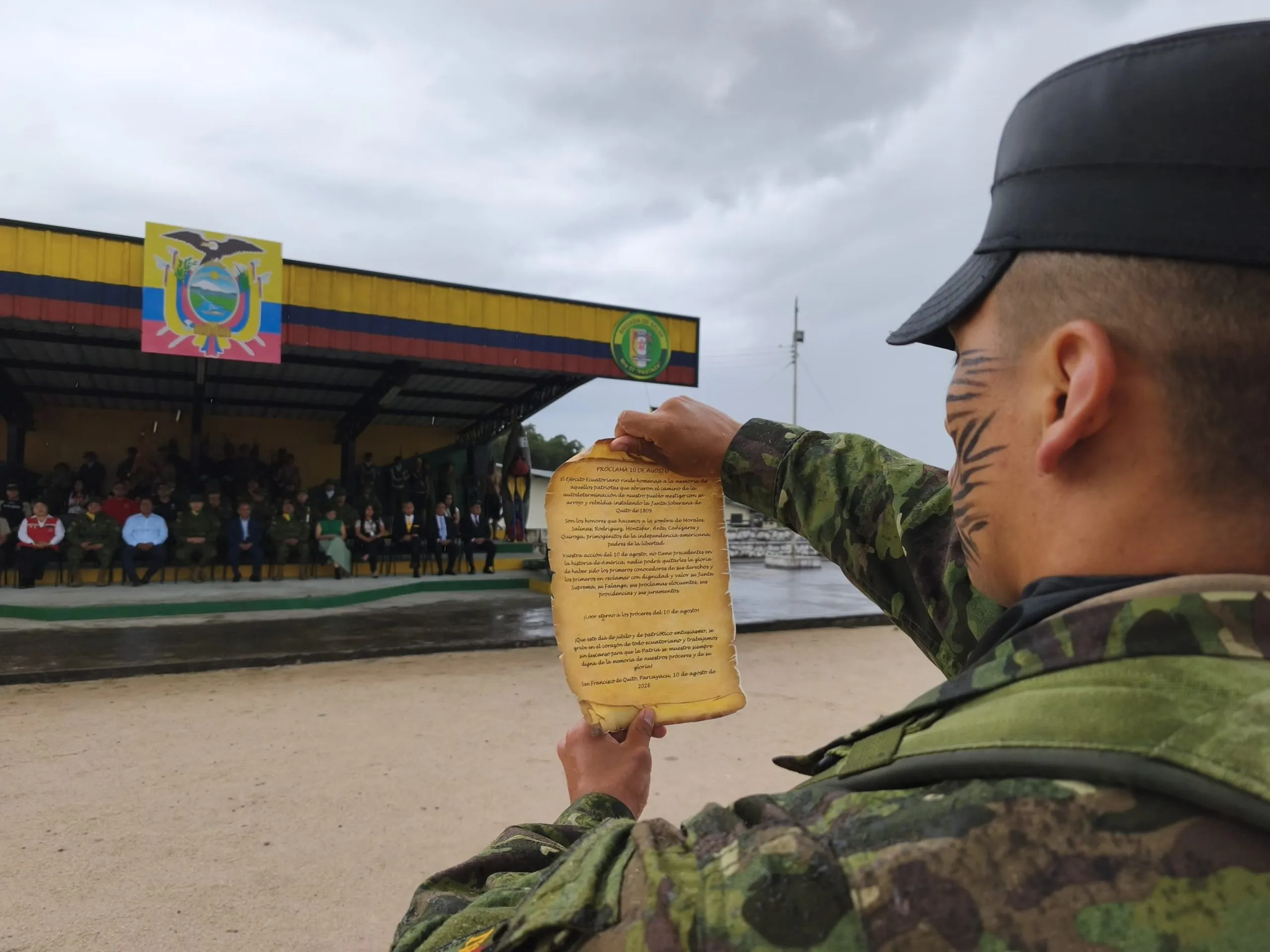 Lee más sobre el artículo Militares conmemoraron 10 de Agosto.